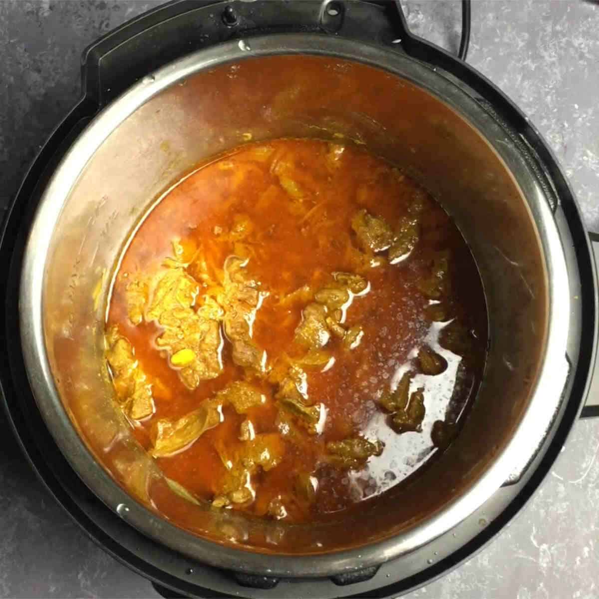 goat curry made in instant pot