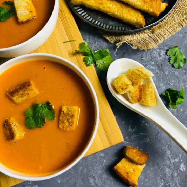 Instant Pot tomato shorba.