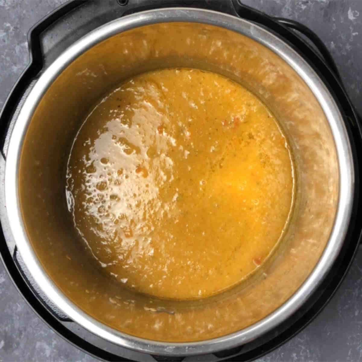 mulligatawny soup in IP.