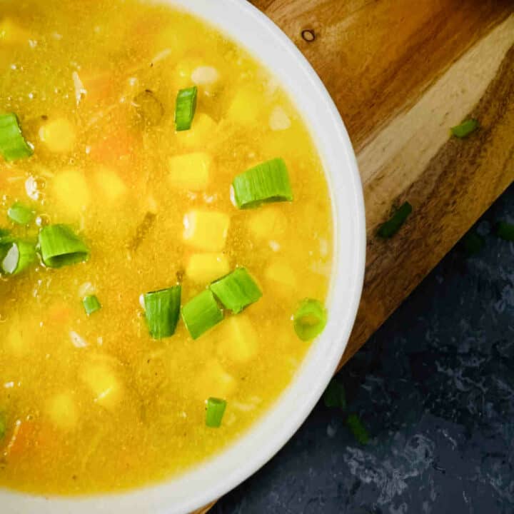 Sweet Corn Soup Recipe (Instant Pot) - Easy Indian Cookbook