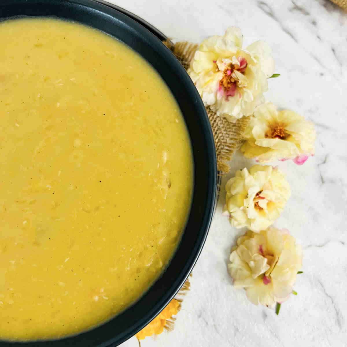 moong dal kheer made in instant pot.
