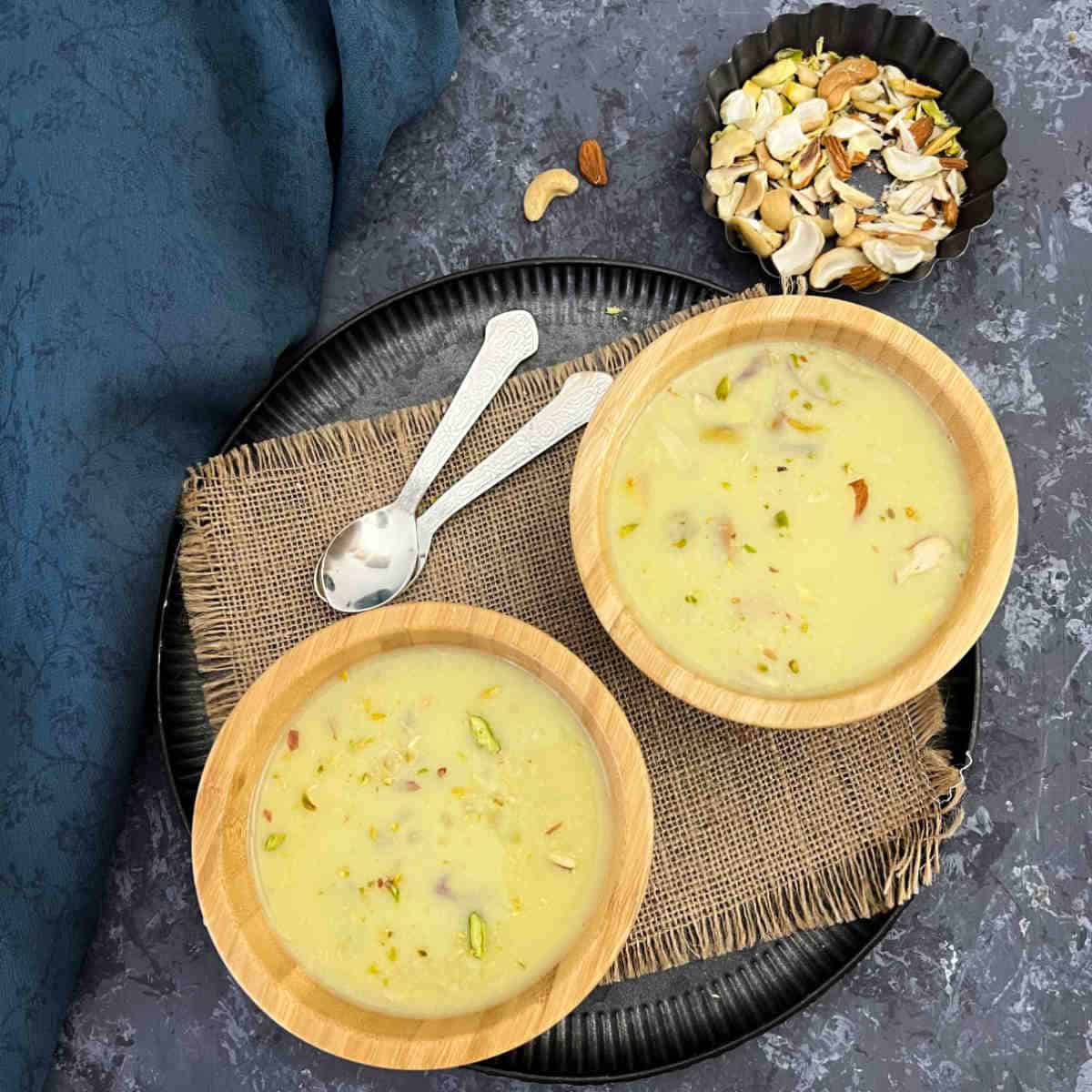 Sabudana Kheer / Tapioca Pudding (Instant Pot) - Easy Indian Cookbook