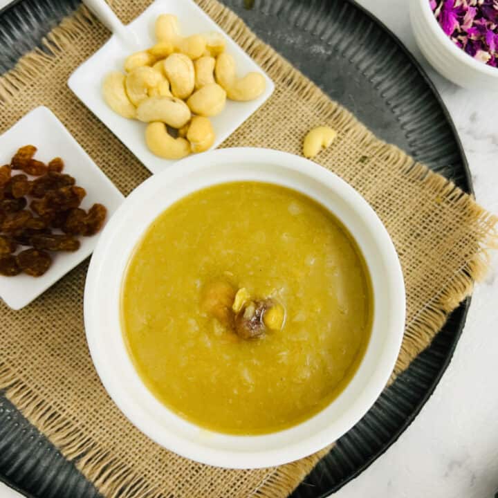 rice chana dal kheer.