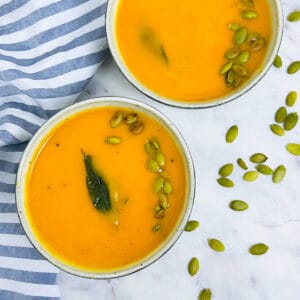 curried butternut squash soup.