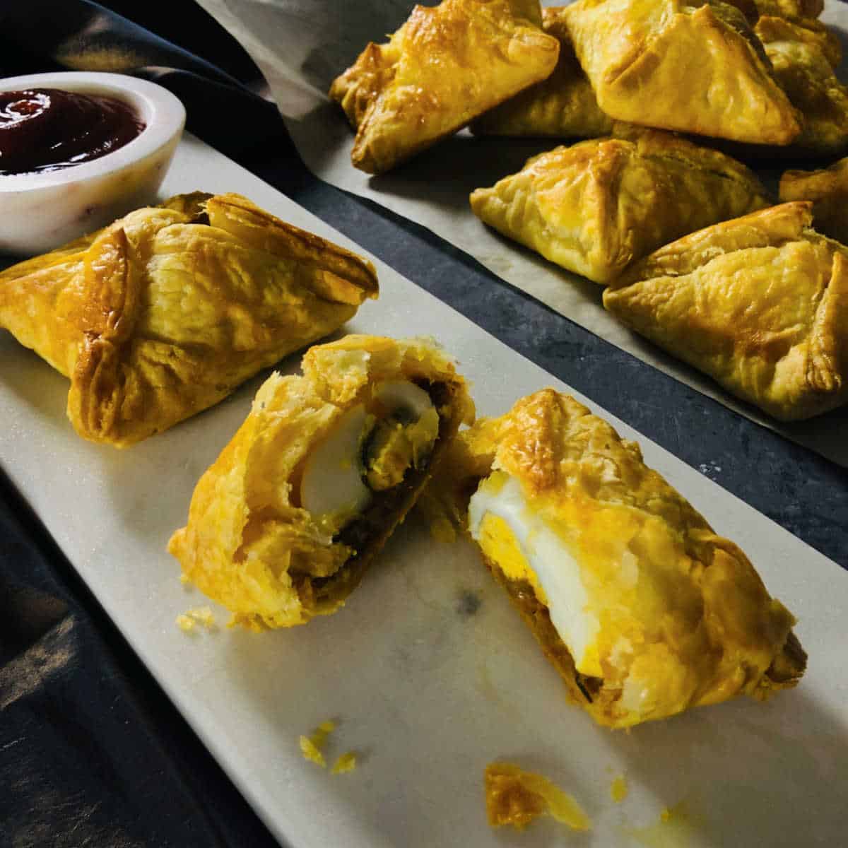easy and delicious egg puff.