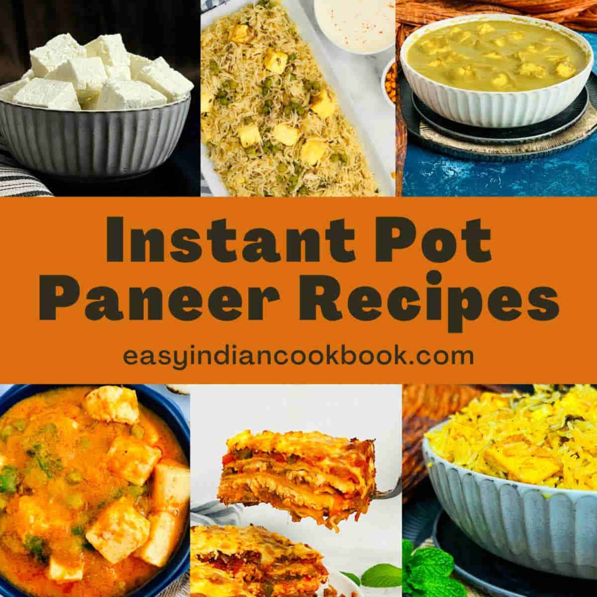paneer recipes collection.