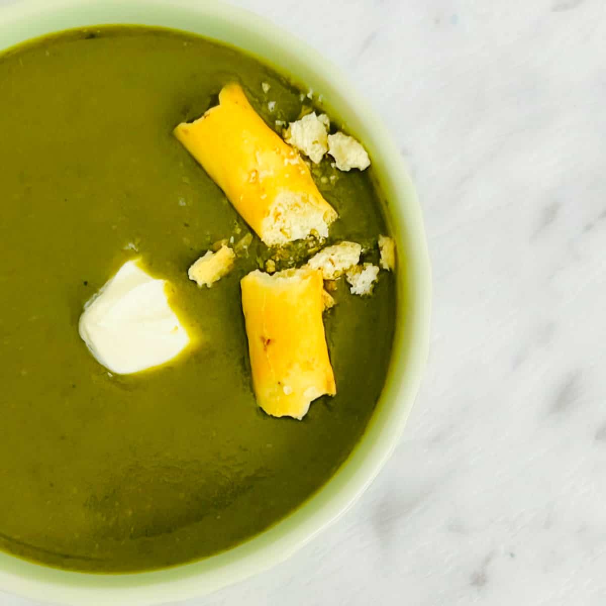 spinach soup.