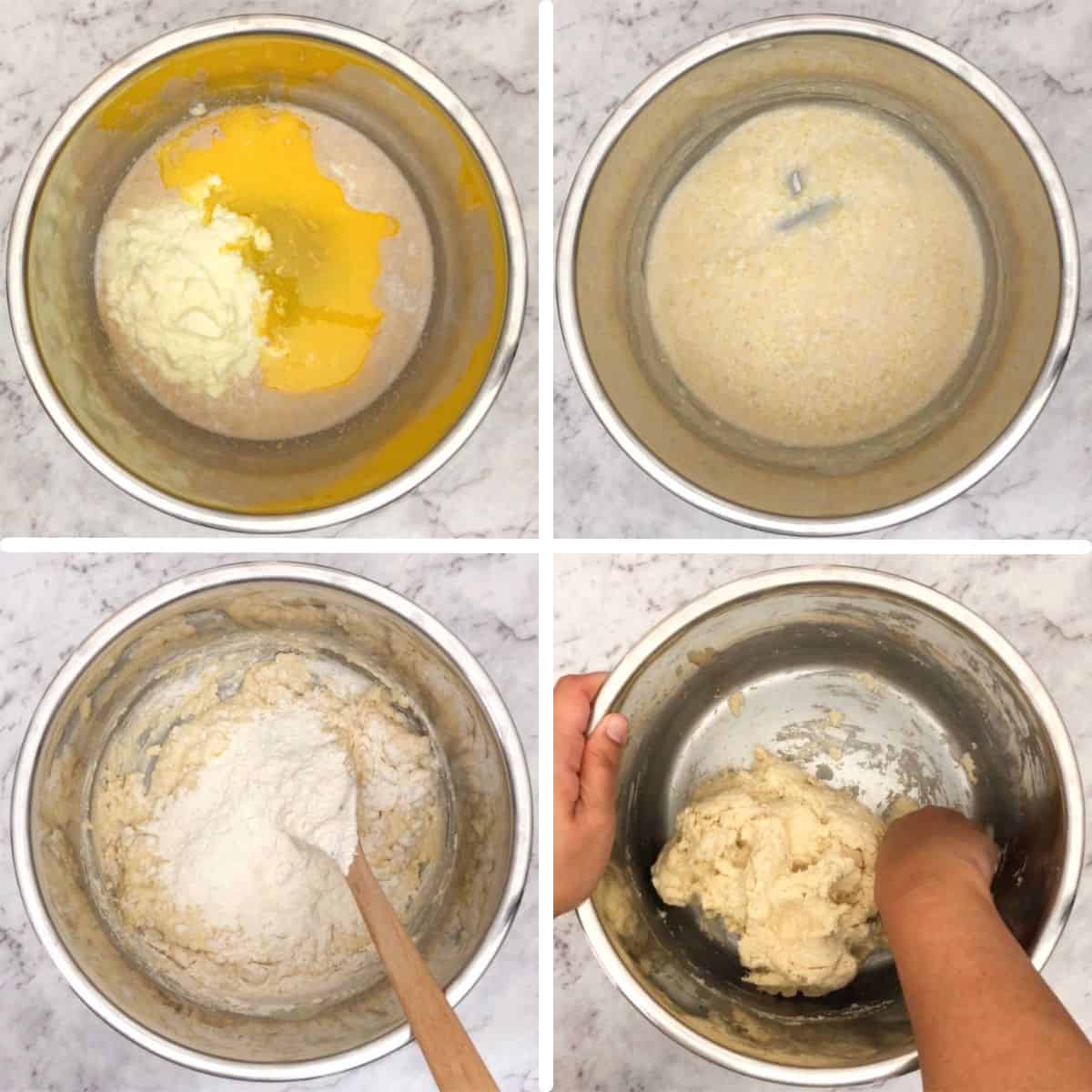 make the dough.