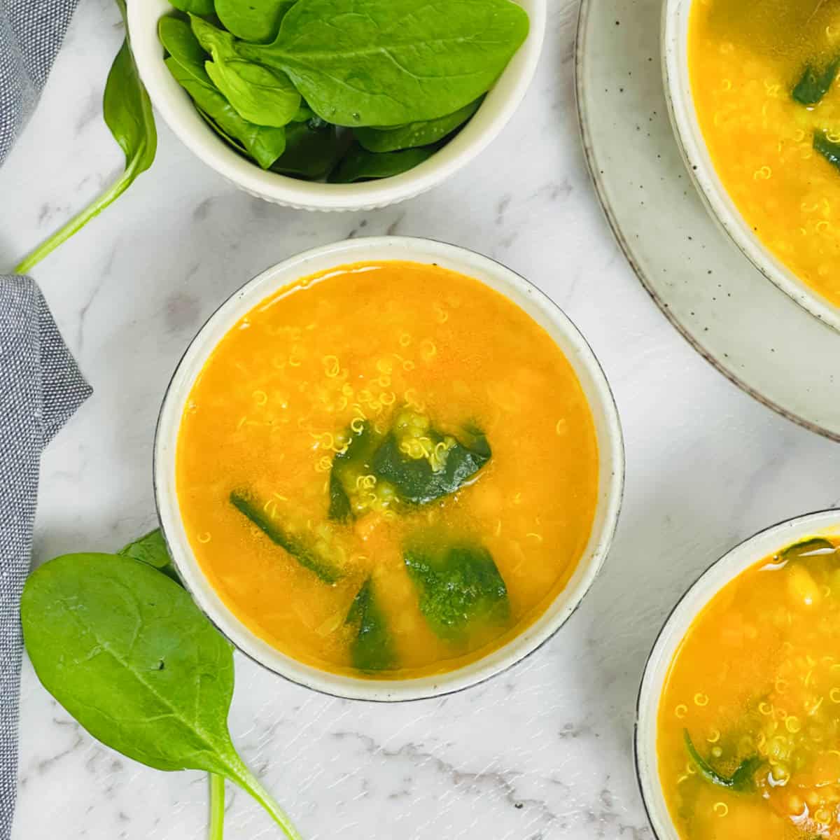 Vegetable Quinoa Soup in Instant Pot (V+GF) - Easy Indian Cookbook