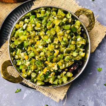 Beans Palya / Beans Poriyal (South Indian Green Beans) - Easy Indian