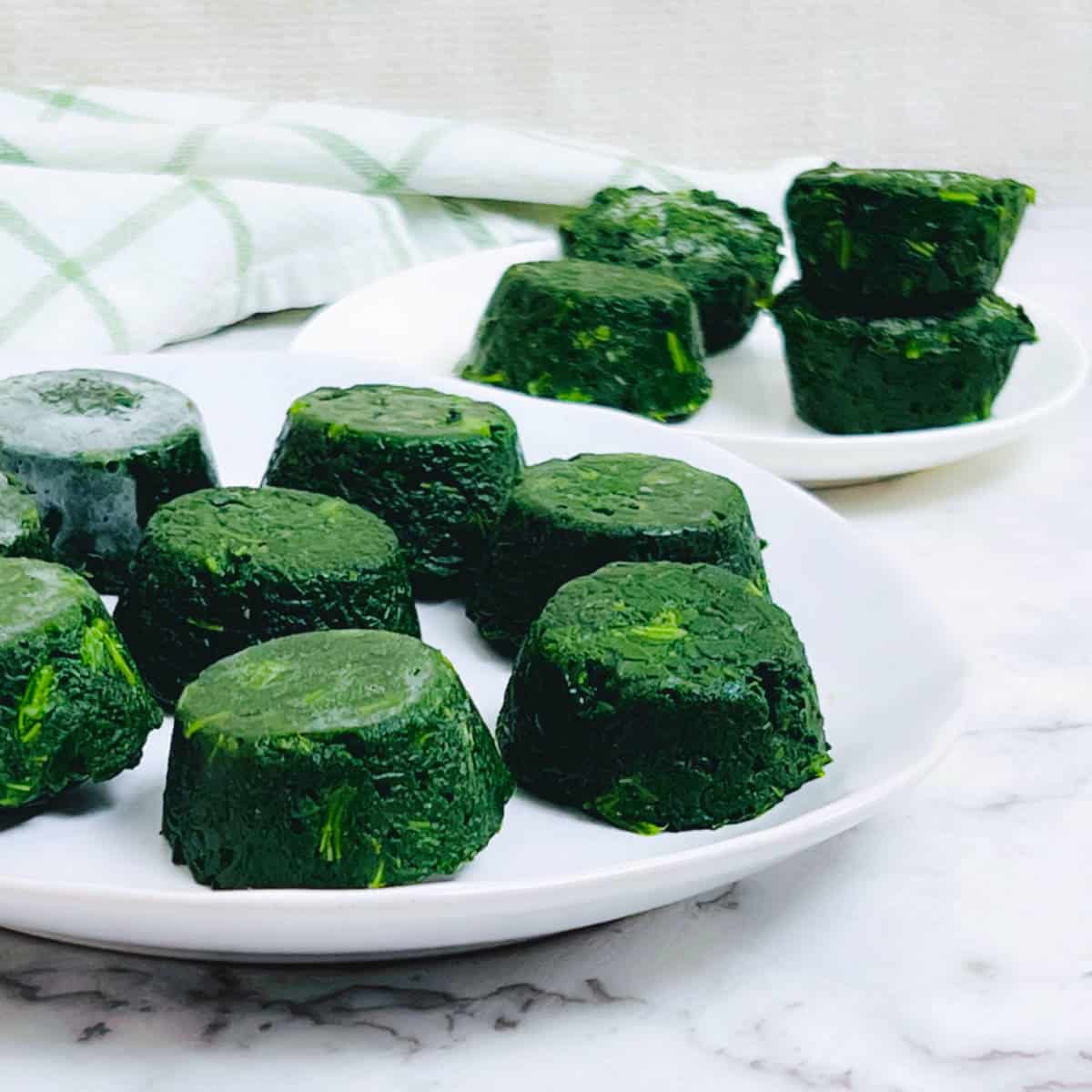 how to freeze spinach.