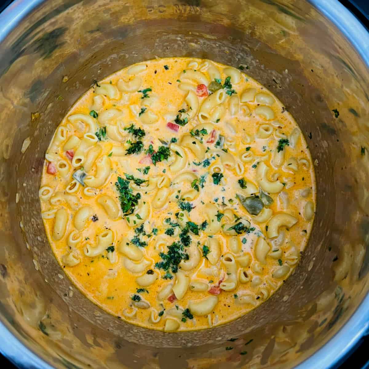masala mac and cheese in instant pot.
