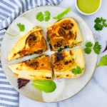 Chicken tikka naanwich.