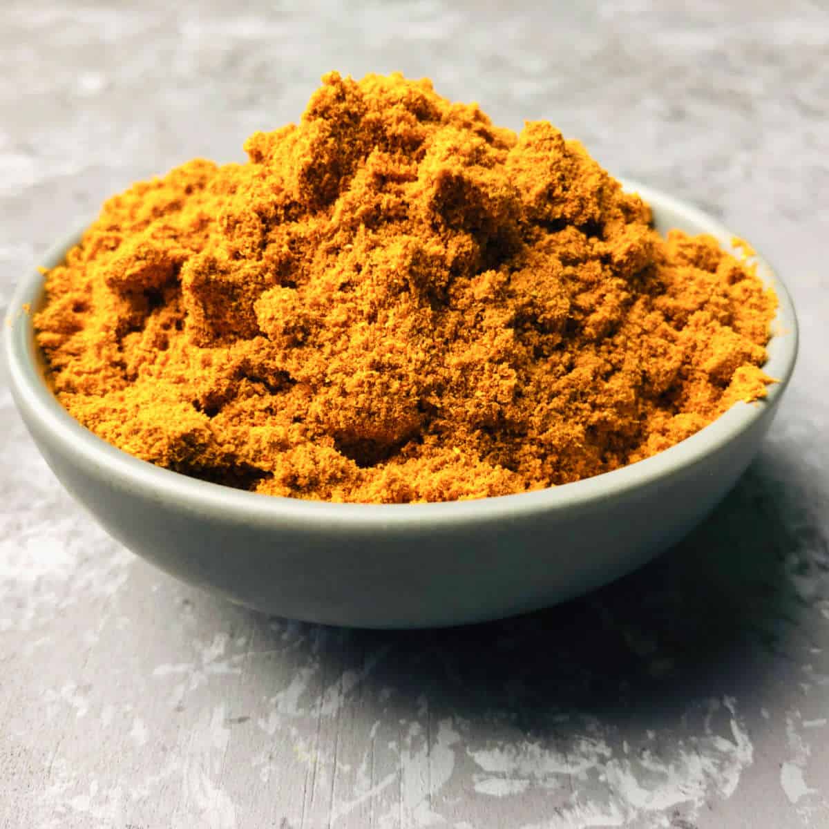 Close up of pav bhaji masala powder to show the texture.