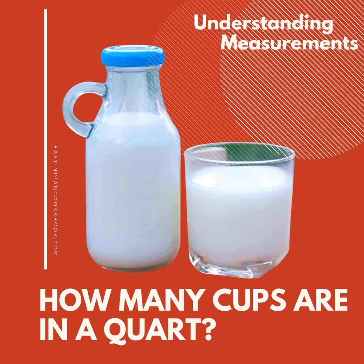 How many cups are in a quart.