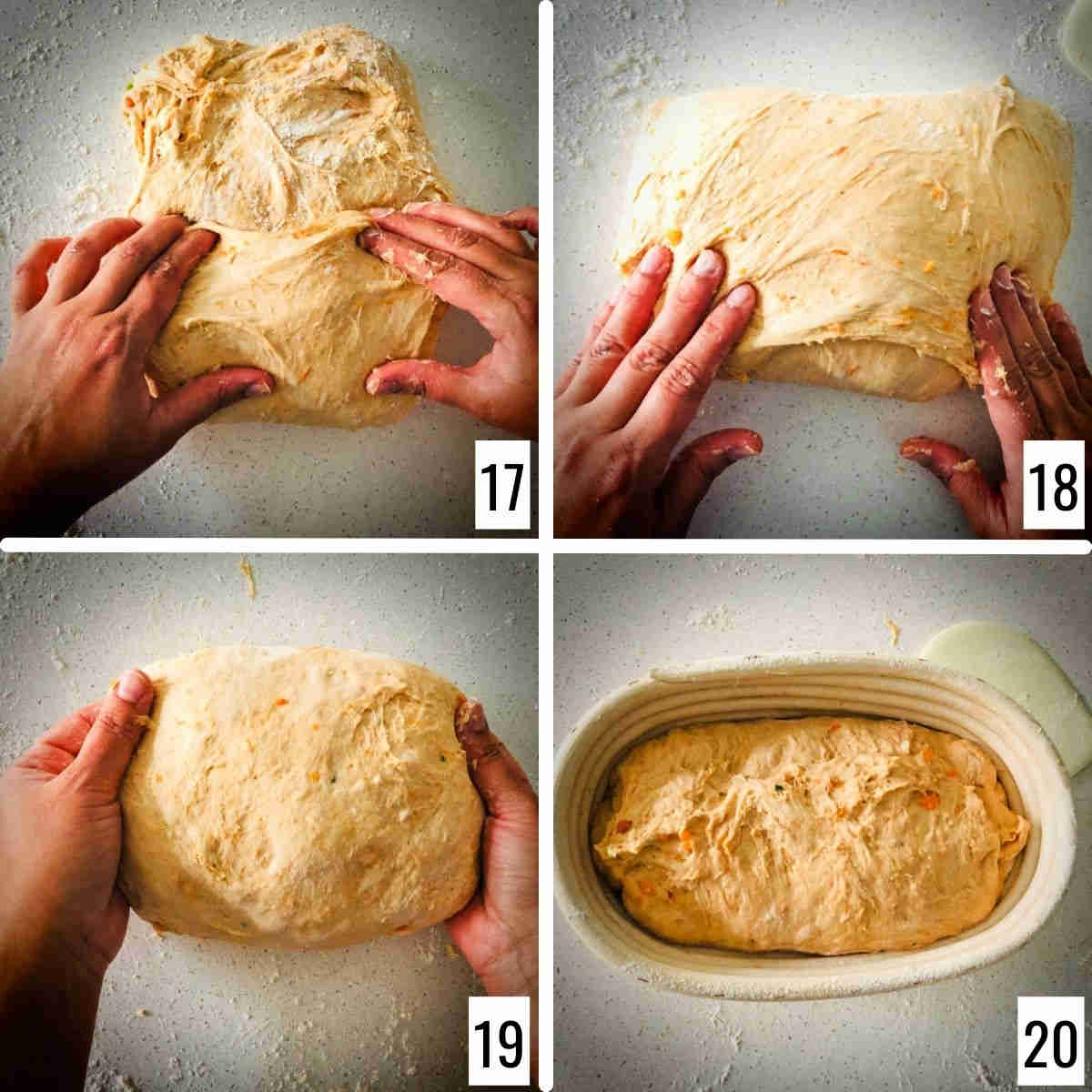 Shape the dough.