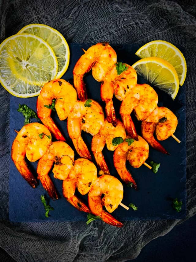 Tandoori Shrimp Recipe (Tandoori Prawns) - Easy Indian Cookbook