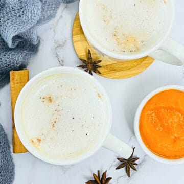 Pumpkin spice chai latte.