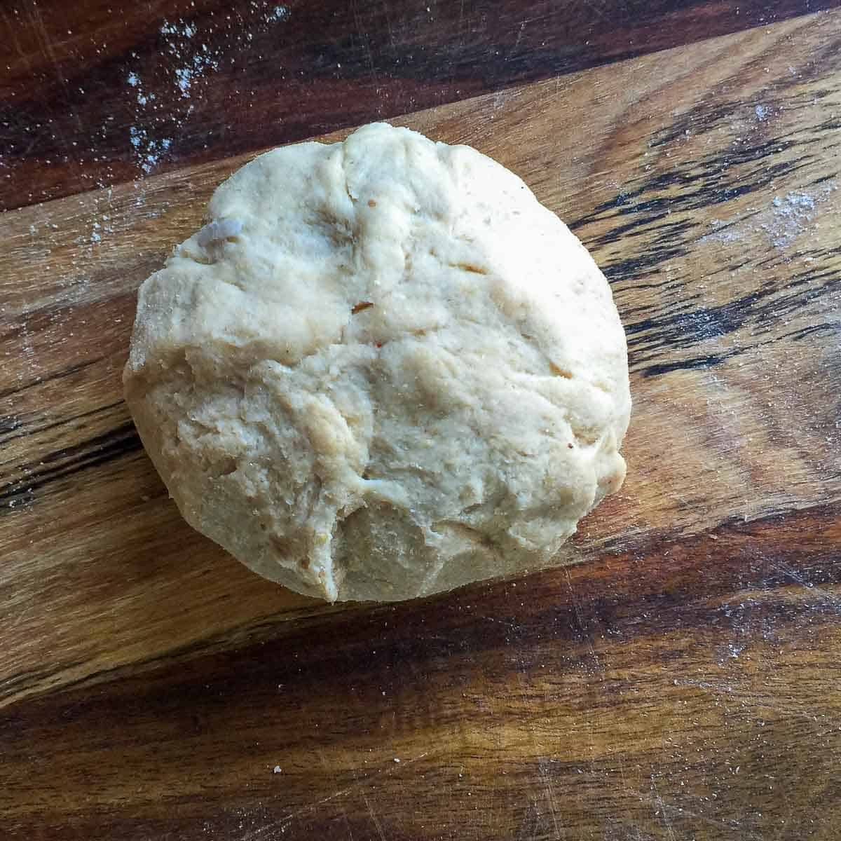 Seal the dough completely.